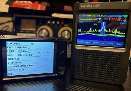 Testing the signal generator. (K4PKM photo)
